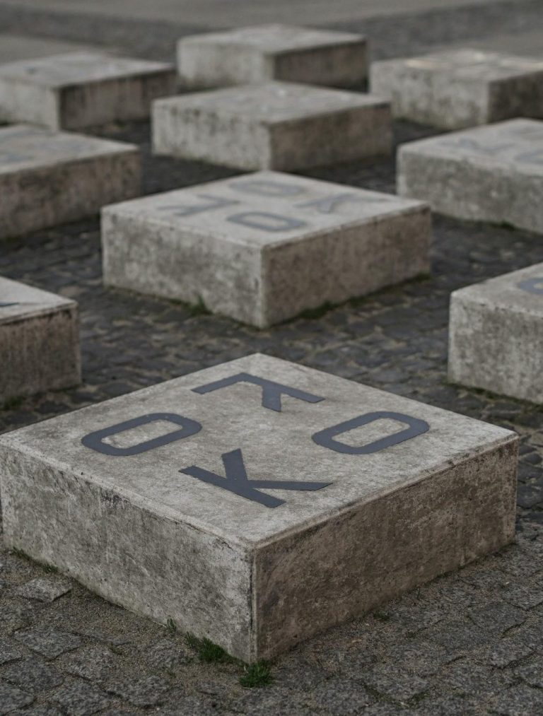 Steine mit Aufschrift OK und KO